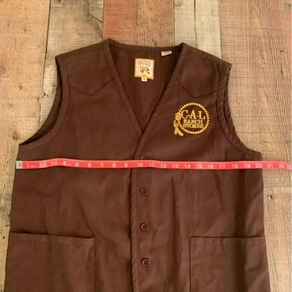 cal ranch stores resistol double R vest size medium